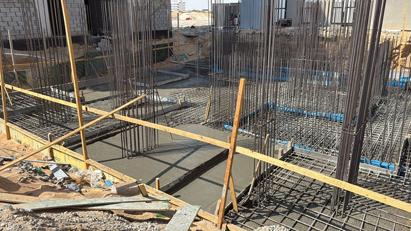 G+3+R residential building by Sarmed Contracting, Aalia, Ajman