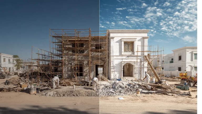 Sarmed Contracting general contracting Ajman manager ensures smooth project management.